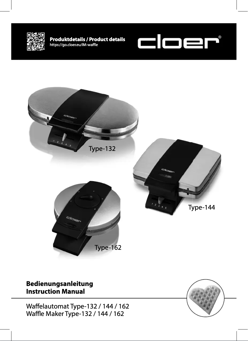Page 1 of the manual User Manual Cloer 1629