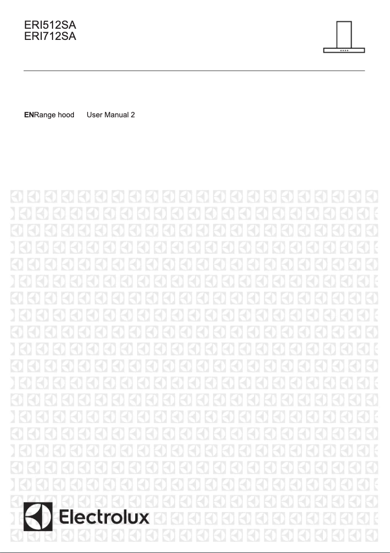 First page image of the manual for ERI712SA