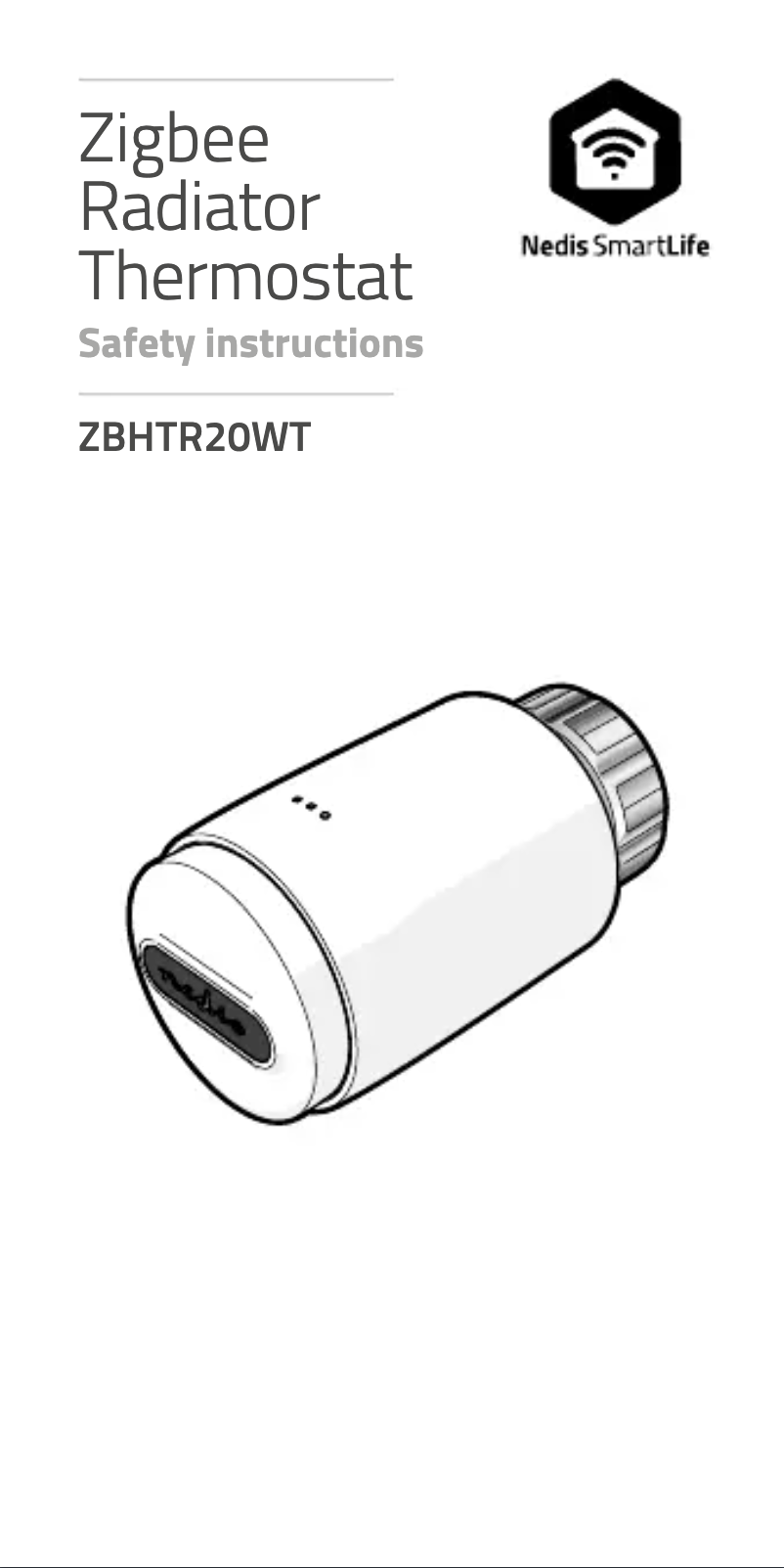 Page 1 of the manual User Manual Nedis ZBHTR20WT