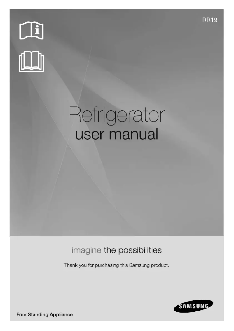 Page 1 of the manual User Manual Samsung RR19H1835PX