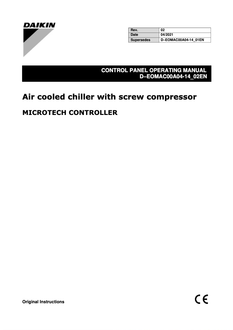 First page image of the manual for EWADH10T-XSB2