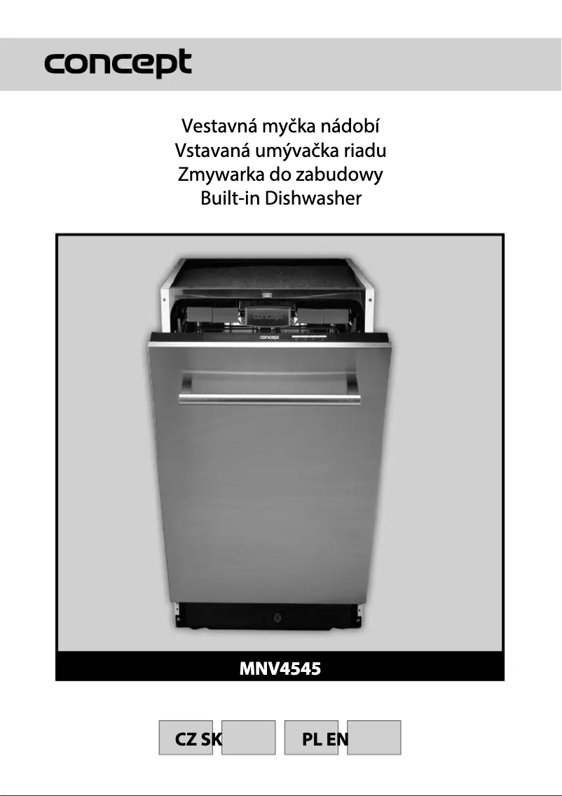 Page 1 of the manual User Manual Concept MNV4545