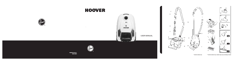 Page 1 of the manual User Manual Hoover BV71