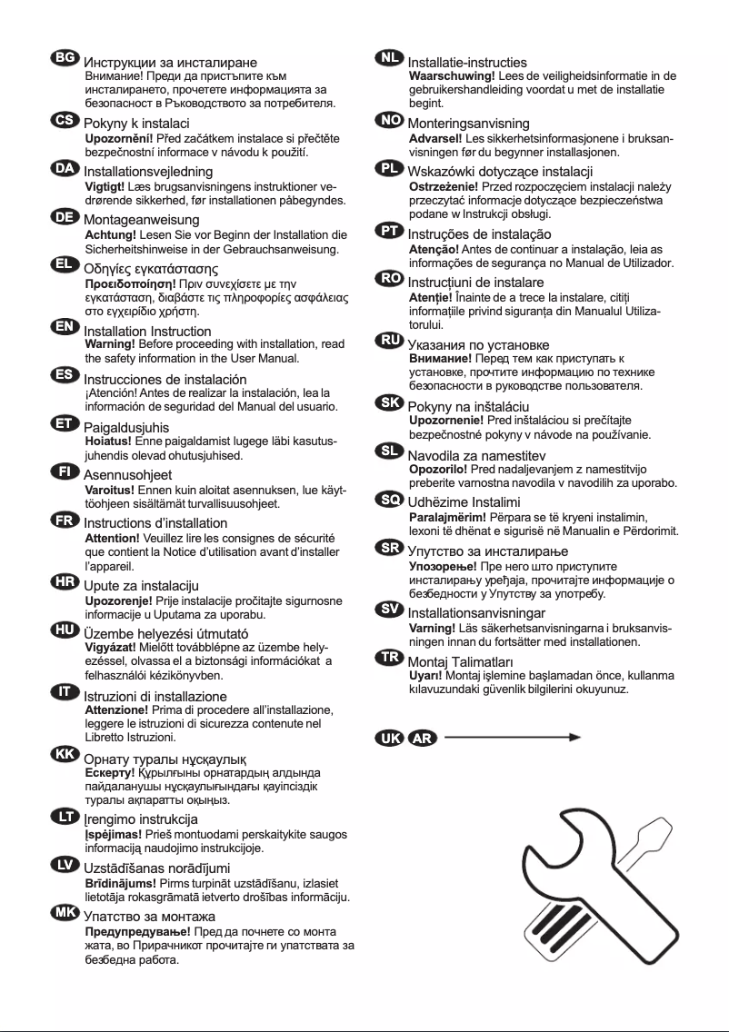 Page 1 of the manual User Manual Smeg S4C122F