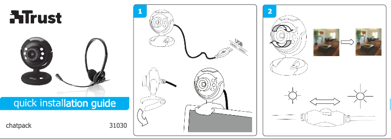 Page 1 of the manual User Manual Trust 31030