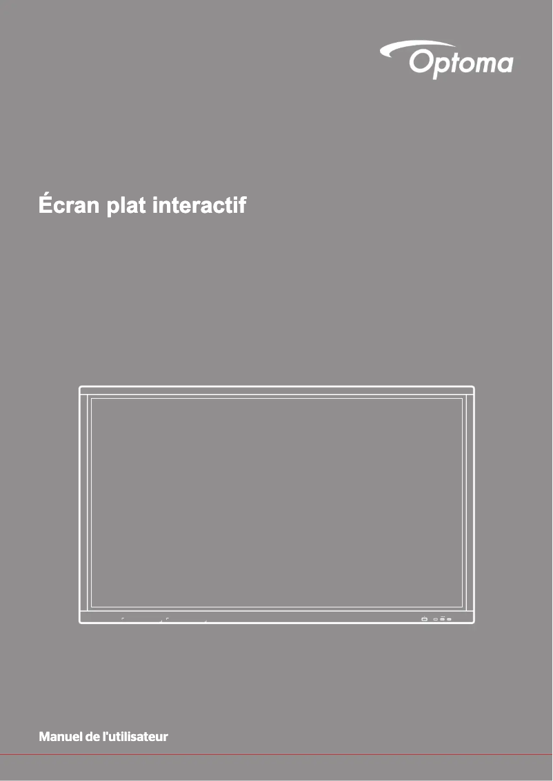 Page 1 of the manual User Manual Optoma OP861RKe