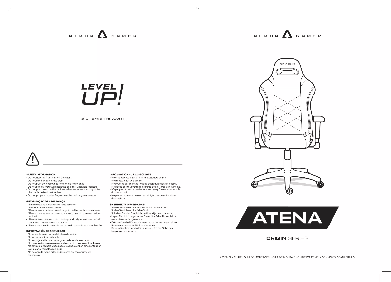 Page 1 of the manual User Manual Alpha Gamer Atena