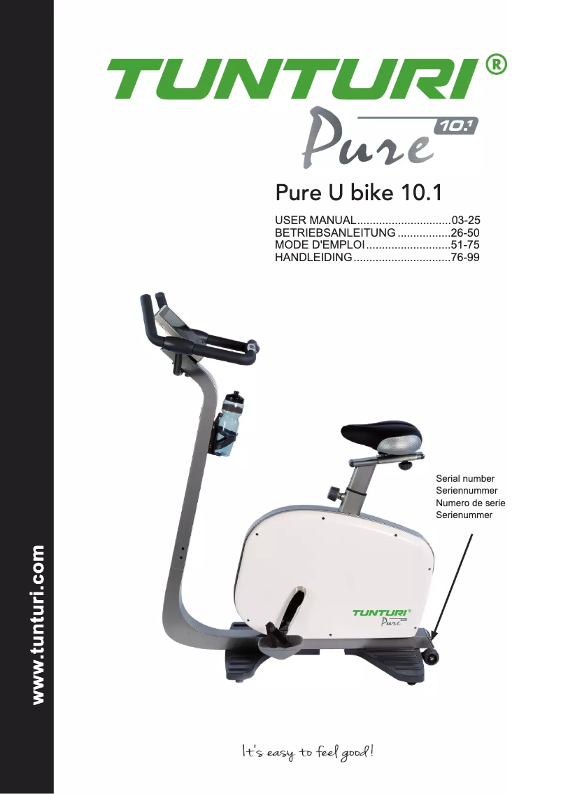 First page image of the manual for Pure U Bike 10.1