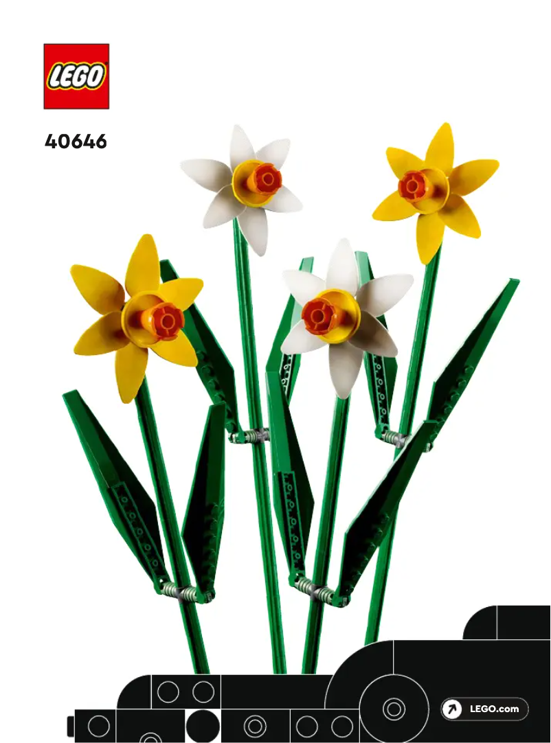 Page 1 of the manual User Manual Lego Daffodils 40646