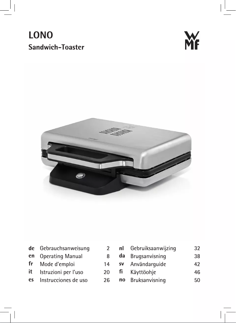First page image of the manual for Lono 04.1515.0011