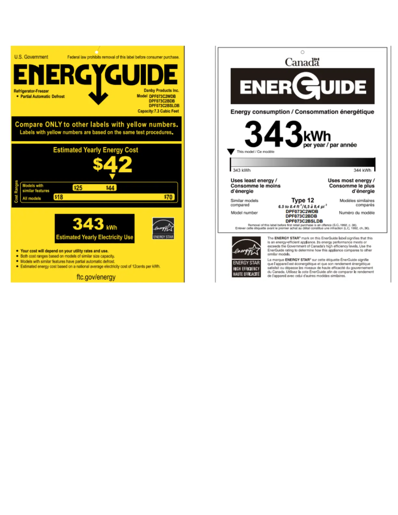 First page image of the manual for DPF073C2WDB