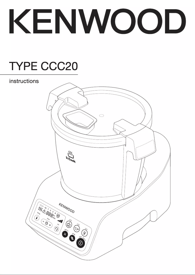 Page 1 of the manual User Manual Kenwood CCC20