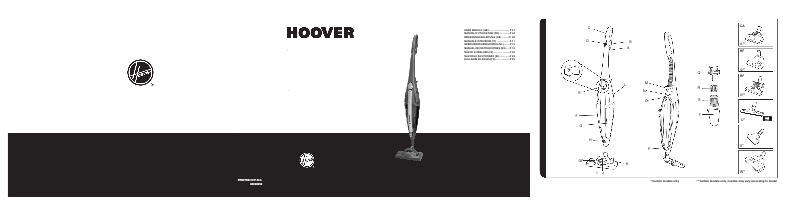 Page 1 of the manual User Manual Hoover DF71 DB02011