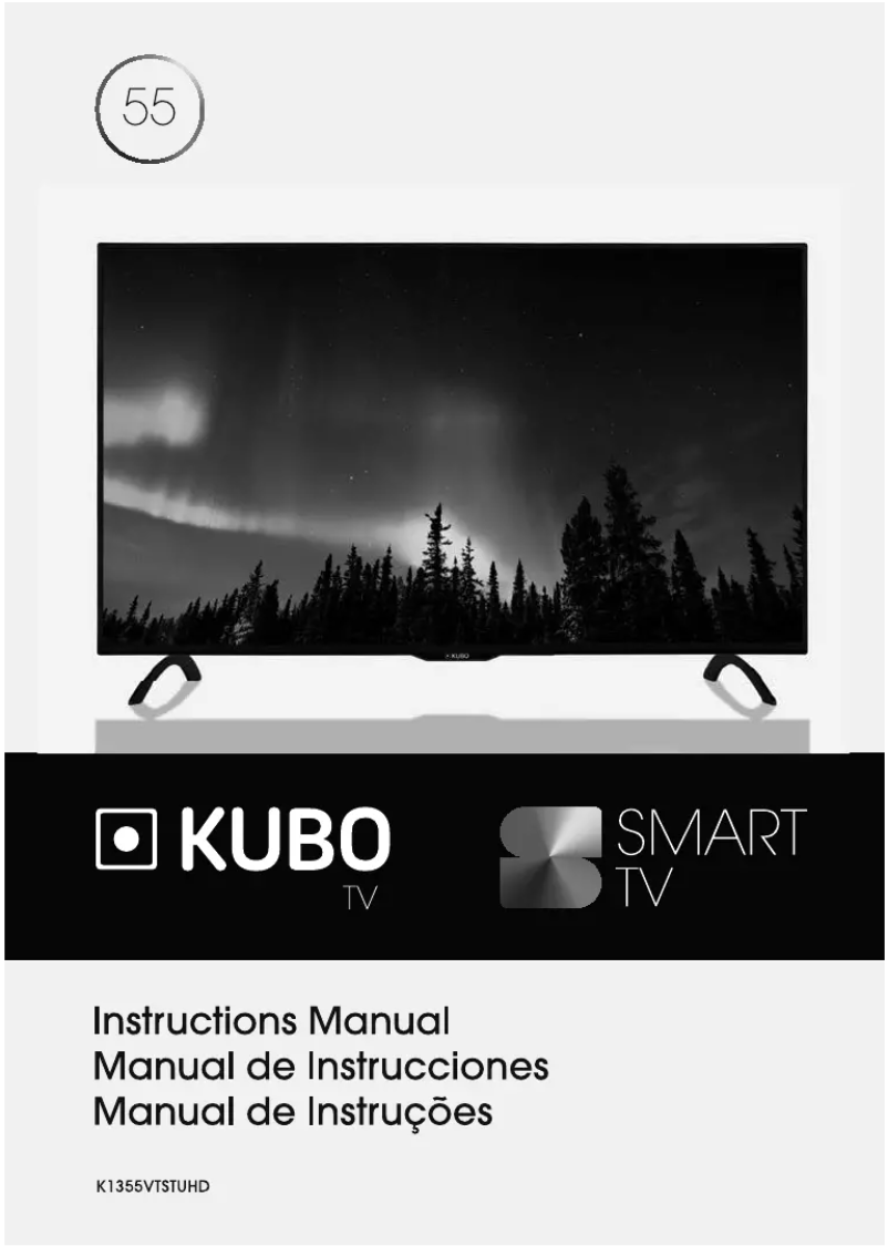 Page 1 of the manual User Manual Kubo K1355VTSTUHD