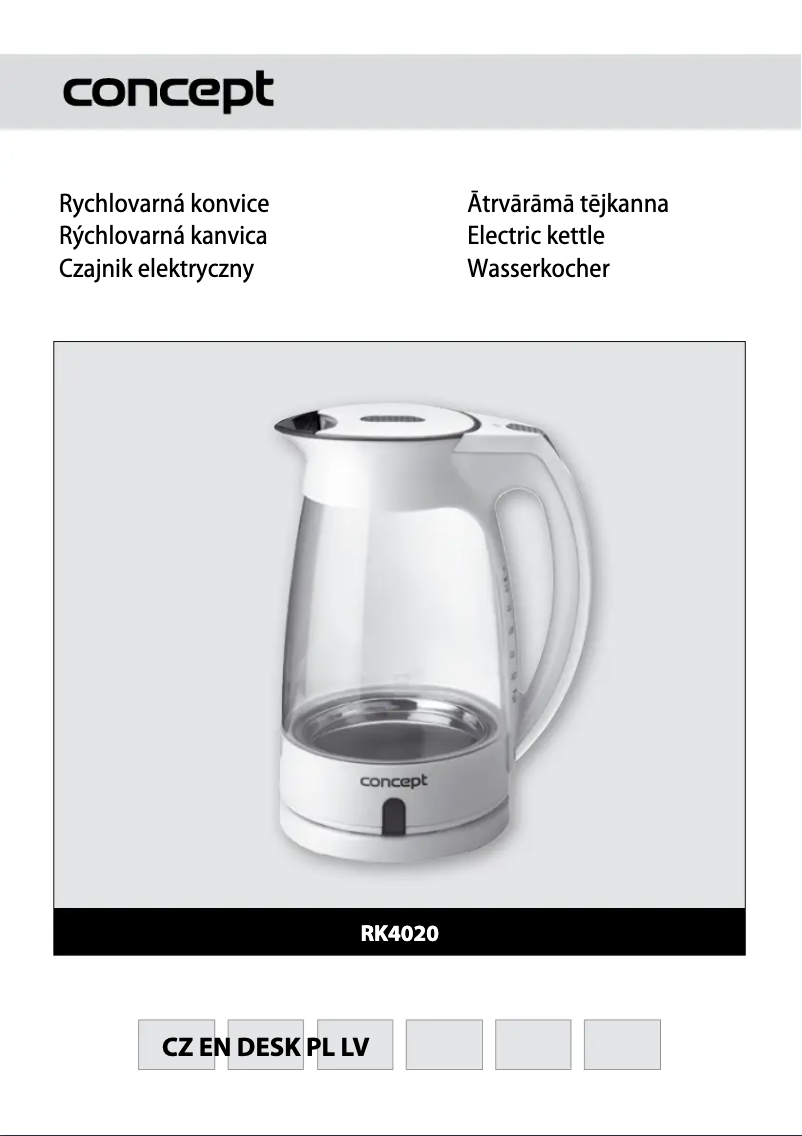 First page image of the manual for RK-4020