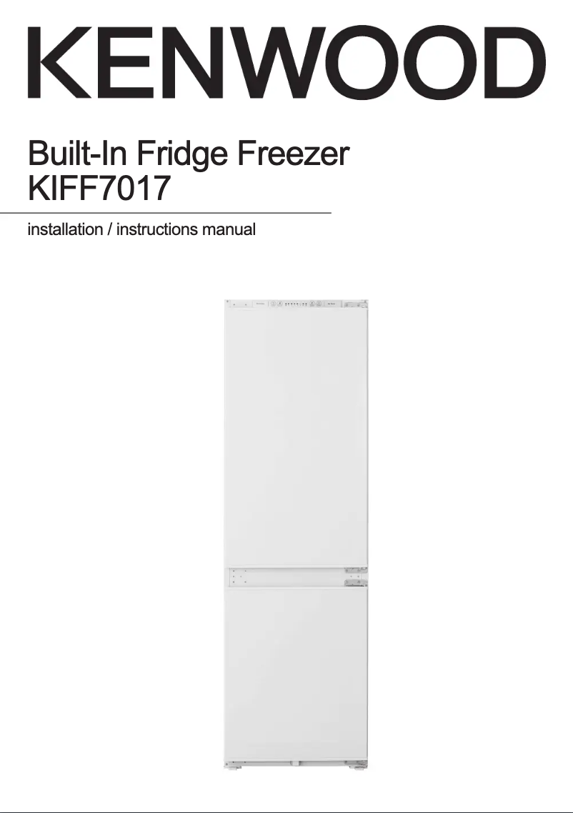 Page 1 of the manual User Manual Kenwood KIFF7017