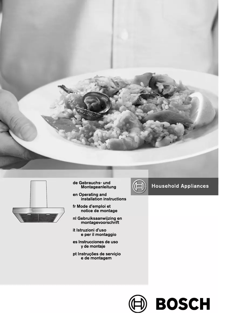 Page 1 of the manual User Manual Bosch DWB072750
