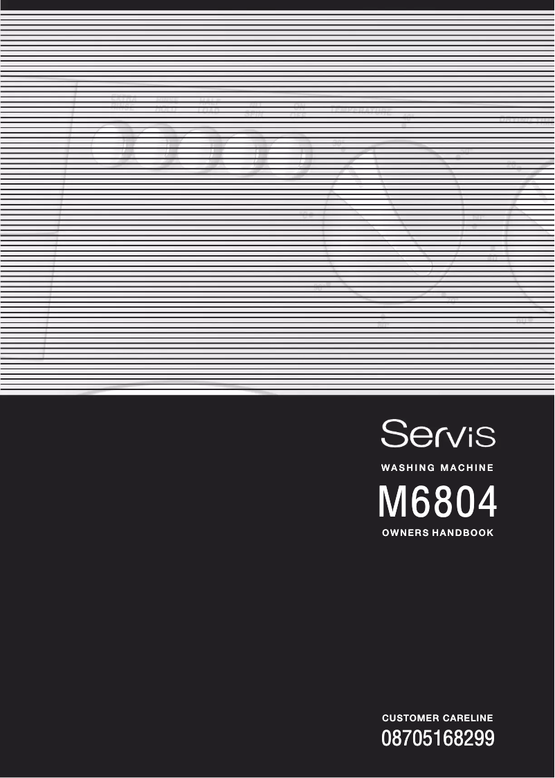 Page 1 of the manual User Manual Servis M6804W