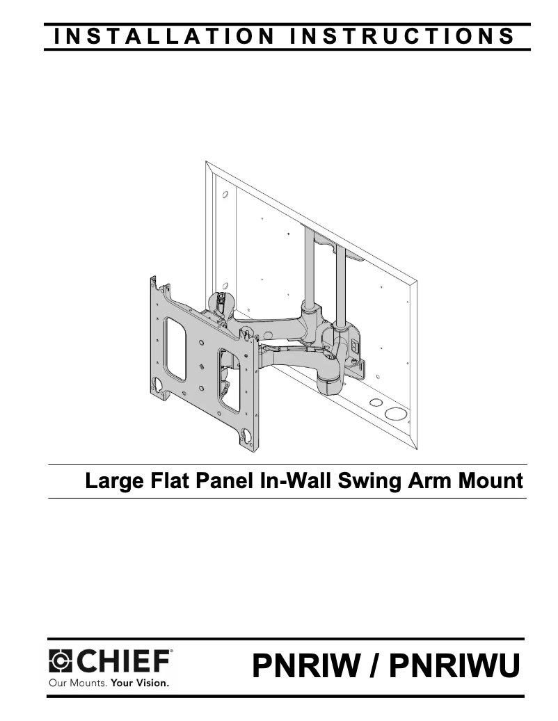 Page 1 of the manual User Manual Chief PNRIWUB