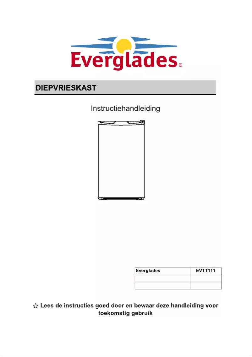 Page 1 of the manual User Manual Everglades EVTT111
