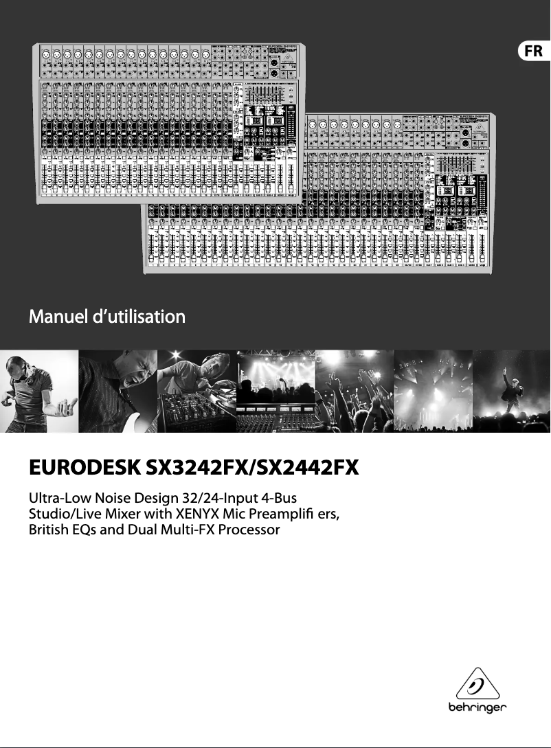 First page image of the manual for Eurodesk SX2442FX