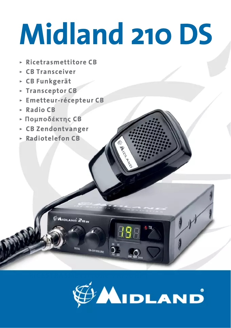 Page 1 of the manual User Manual Midland 210 DS
