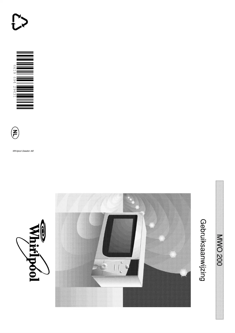 First page image of the manual for MWO 200