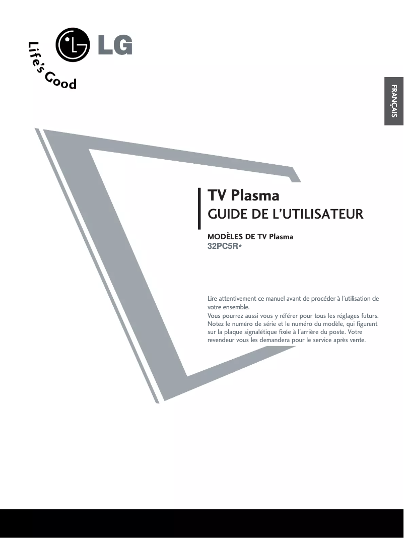 First page image of the manual for 32PC5RVH