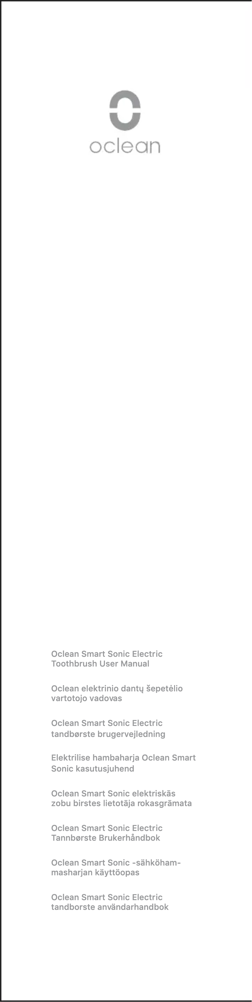 First page image of the manual for X Pro Smart