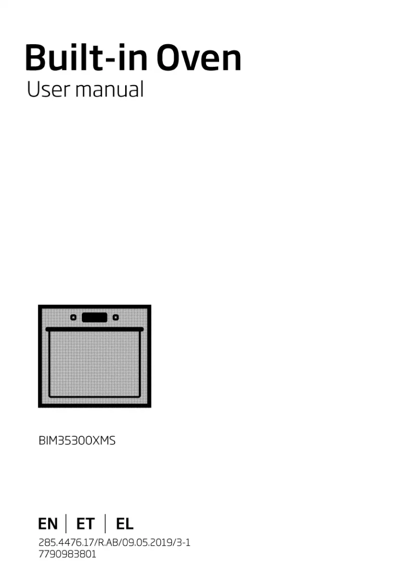 Page 1 of the manual User Manual Beko BIM35300XMS