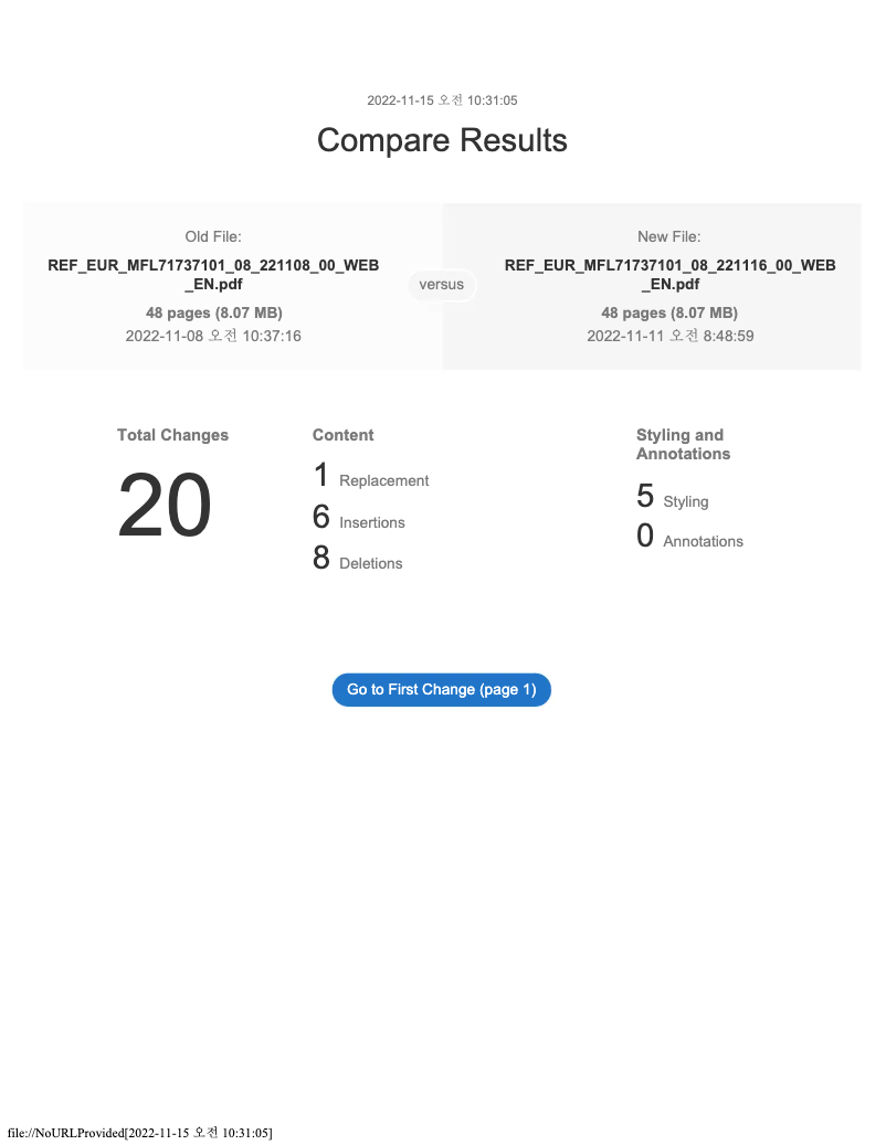 First page image of the manual for GLT51PZGSZ