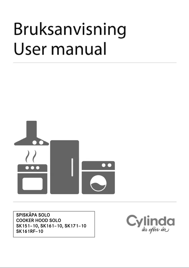 First page image of the manual for SOLO SK151-10