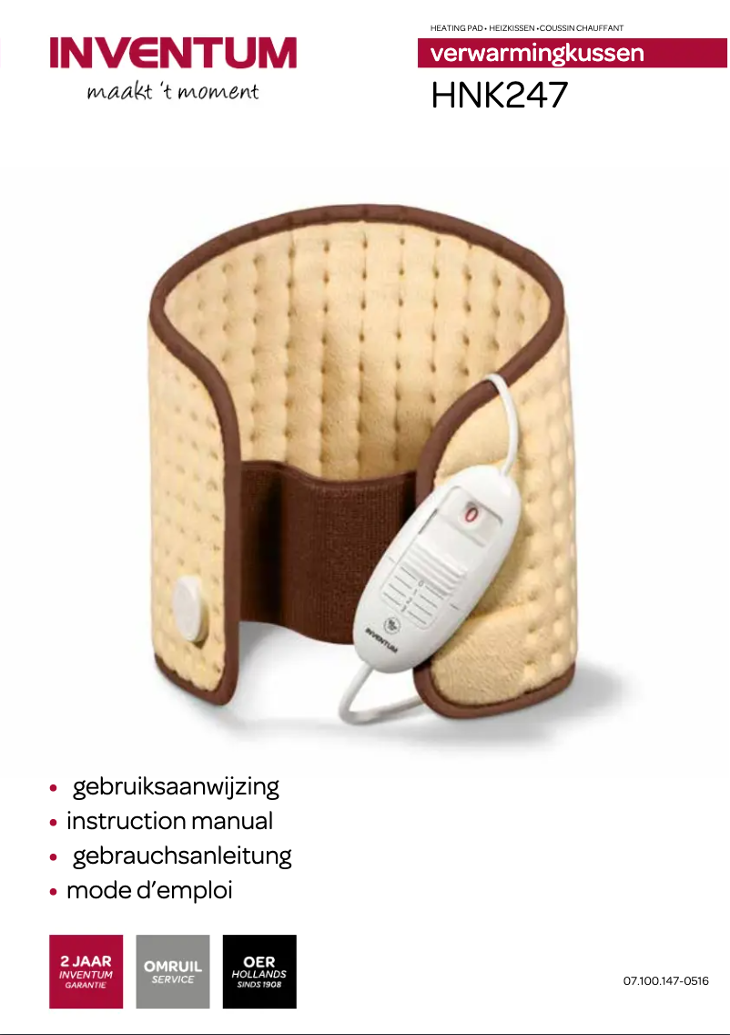 Page 1 of the manual User Manual Inventum HNK247