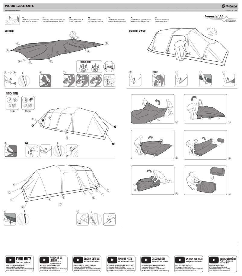 First page image of the manual for Wood Lake 6ATC