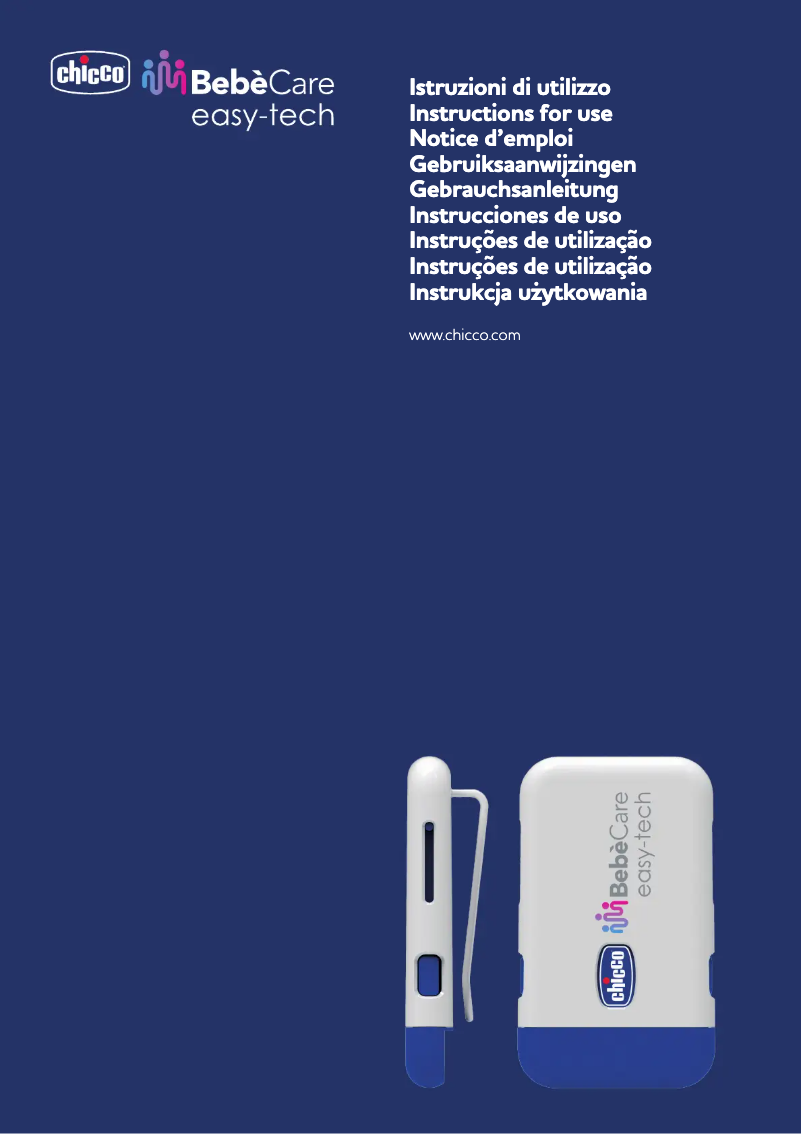 First page image of the manual for BebèCare easy-tech