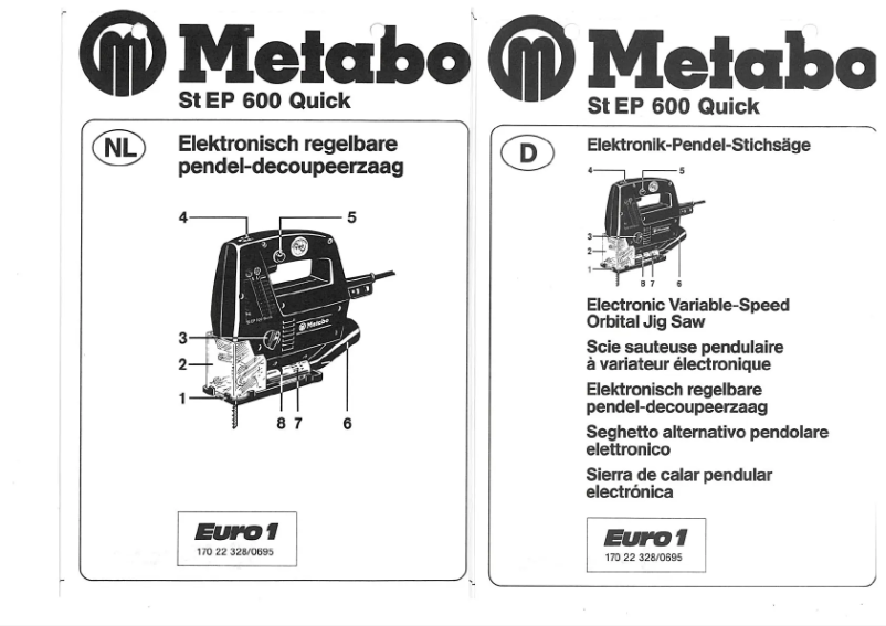 First page image of the manual for STEP 600 Quick