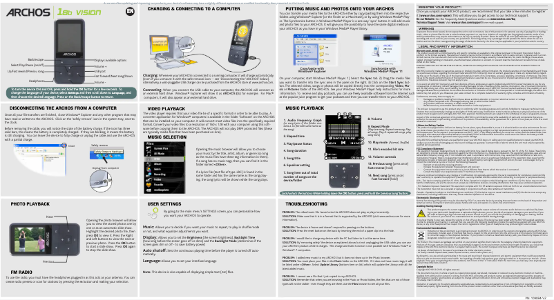 First page image of the manual for 18b Vision