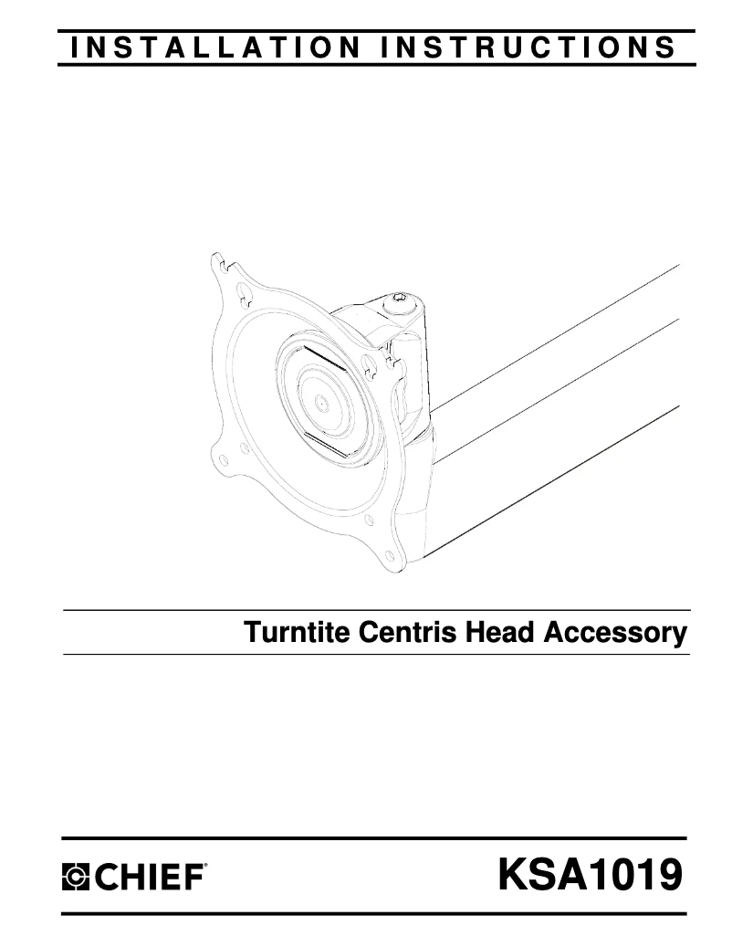 First page image of the manual for KSA1019B