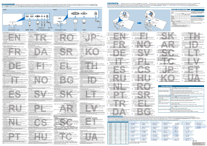First page image of the manual for VX239N