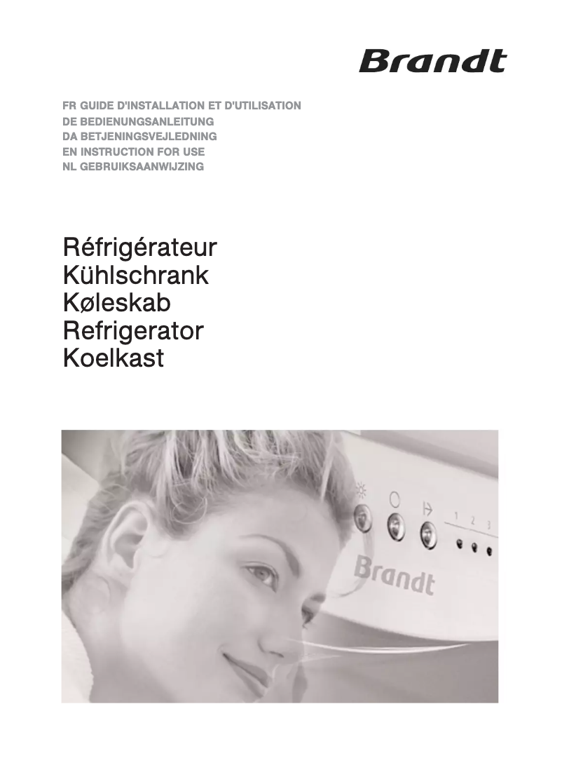 Page 1 de la notice Manuel utilisateur Brandt BIC2272SW