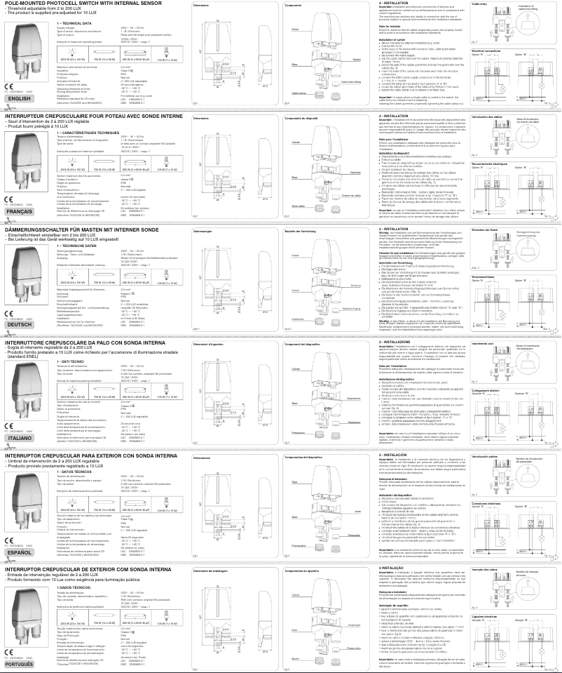 First page image of the manual for EDS 98