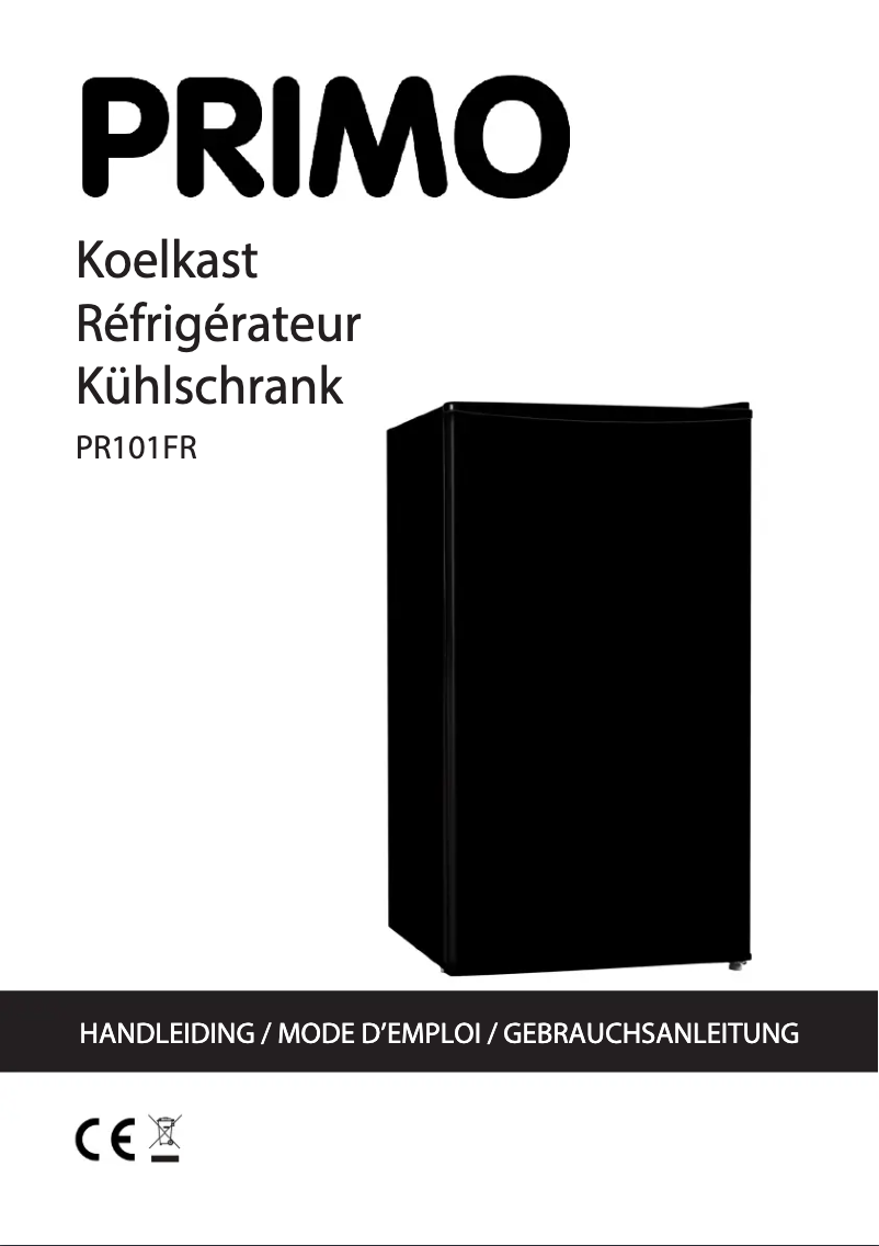 Page 1 of the manual User Manual Primo PR101FR