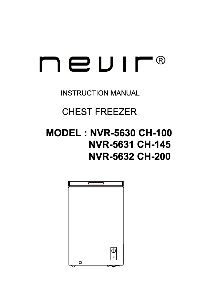 Page 1 of the manual User Manual Nevir NVR-5632 CH-200