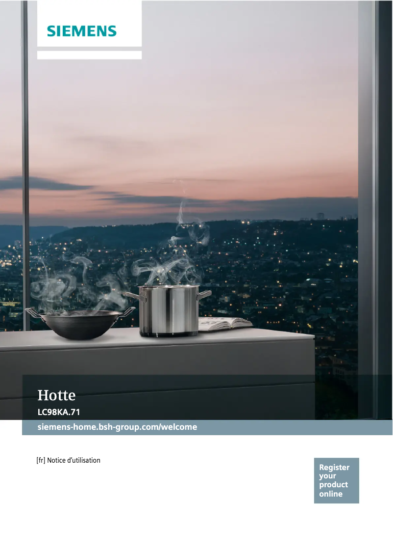 First page image of the manual for LC98KA571