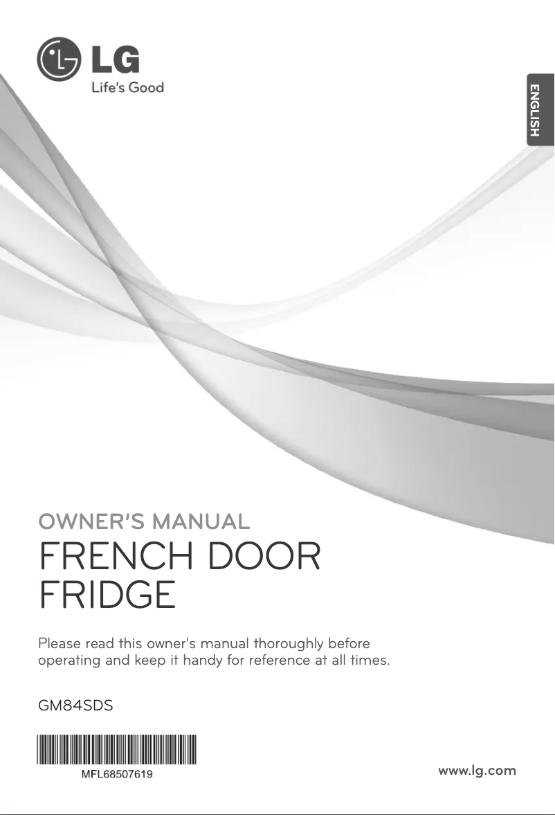 First page image of the manual for GM84SDS