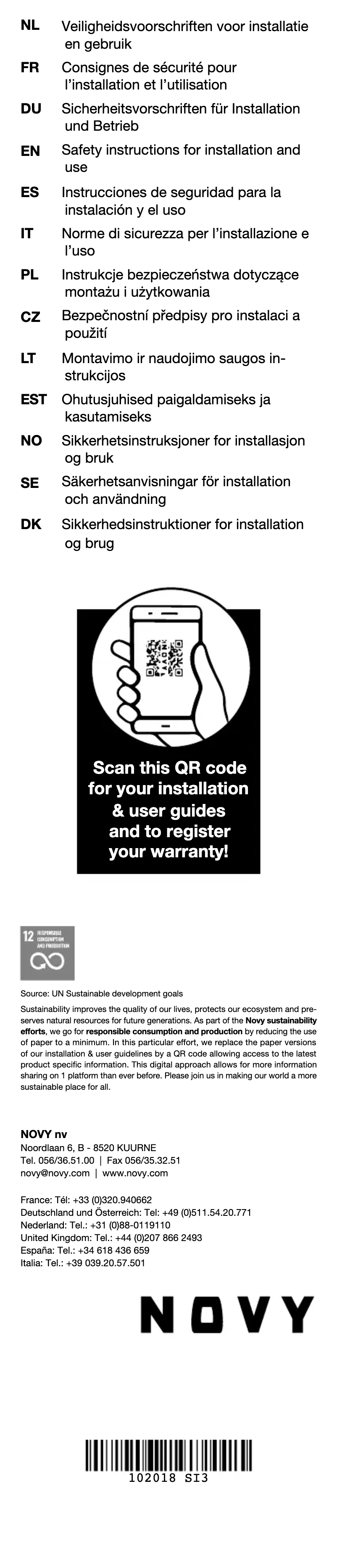 First page image of the manual for Fusion Pro 8710