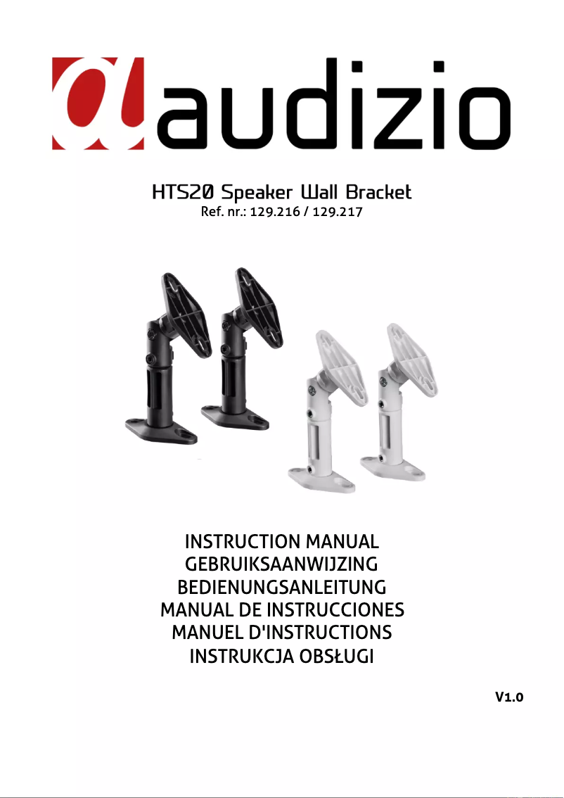 Page 1 of the manual User Manual Audizio HTS20