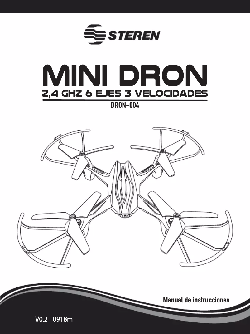 First page image of the manual for DRON-004
