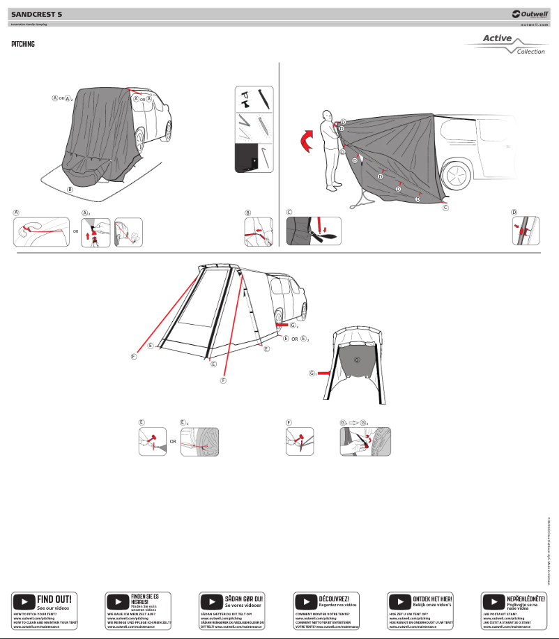 First page image of the manual for Sandcrest S