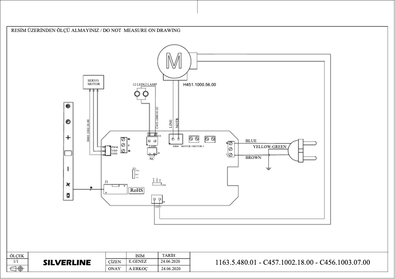 First page image of the manual for SCV1160